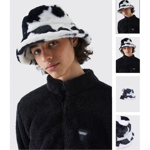 Cow, print, bucket hat!
